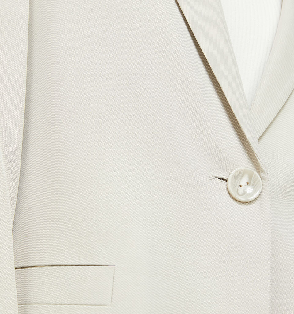 Single-breasted blazer - women's blazers - Beige | Sisley image number 5
